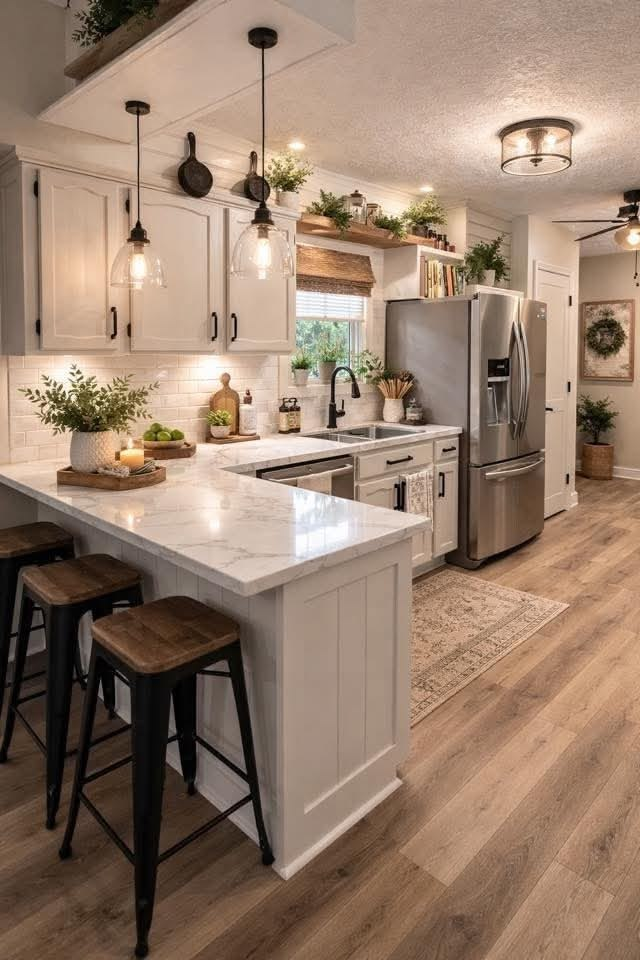 Kitchen island and storage
